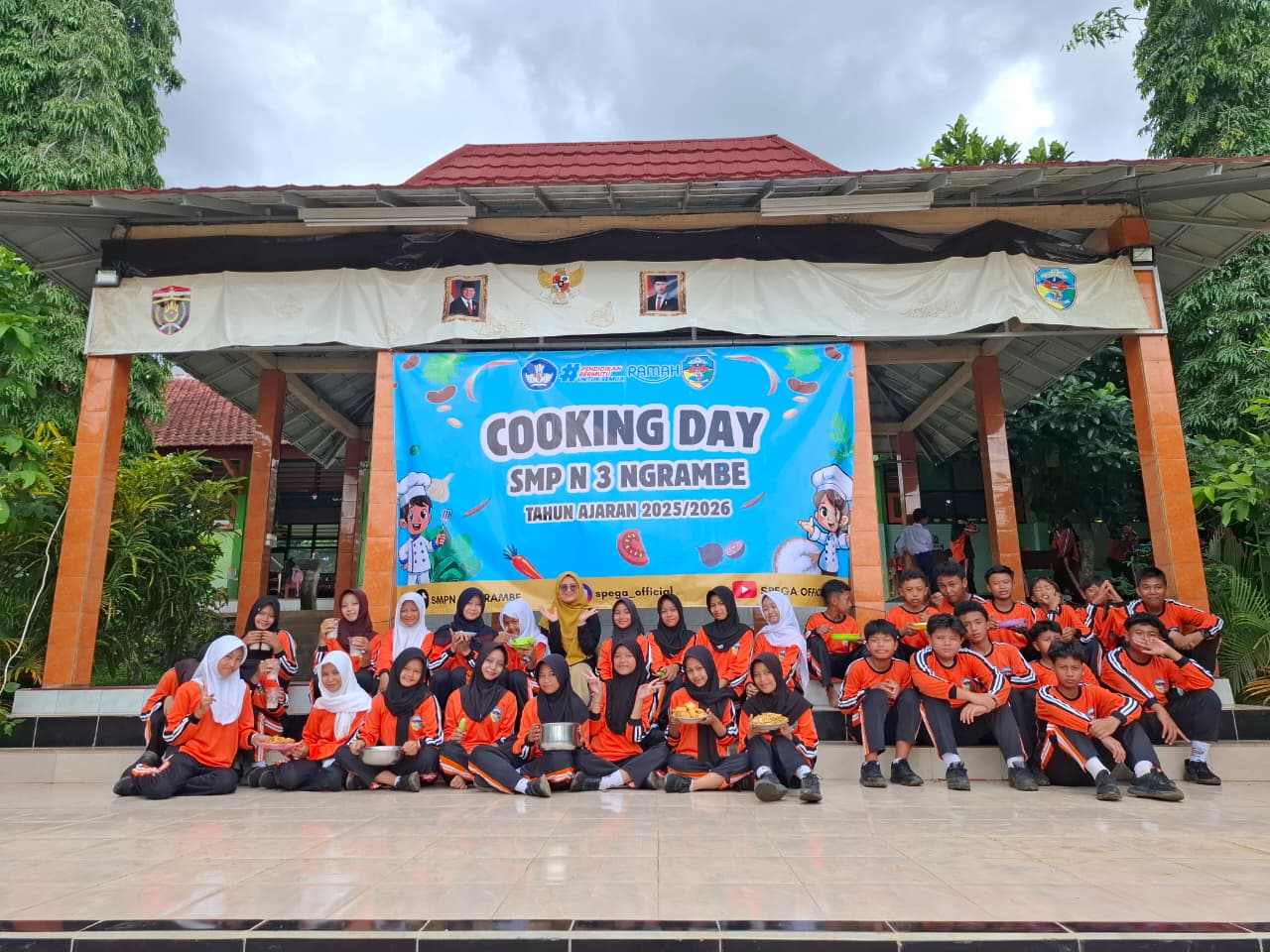 Cooking Day SMPN 3 Ngrambe: Menanamkan Kreativitas dan Cinta Masakan Nusantara